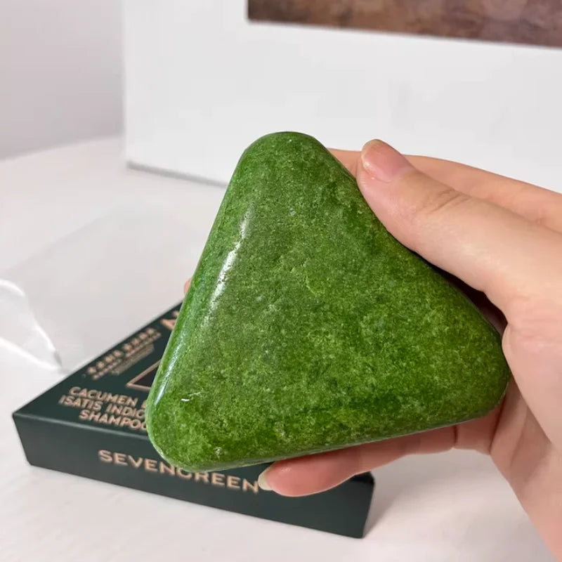 Arborvitae Leaf Shampoo Soap Handmade Natural Herbal Scalp Itching Relief Promote Hair Growth Prevent Hair Loss And DandruffSoap