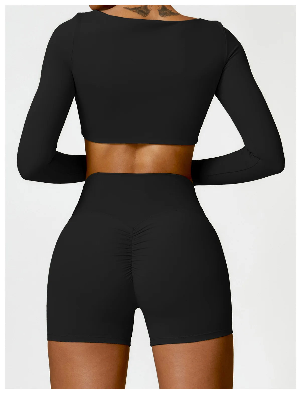 Summer 2PCS Yoga Suit Sports Set Women Quick-Dry Gym Set Women Tracksuit Running Workout Long Sleeve Sports Shirt Yoga Clothing