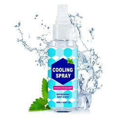 Cooling Spray for Body 50ml Summer Face Refreshing Mist Mint Scent Instant Cooling Spray for Adults Outdoor Activities Workout