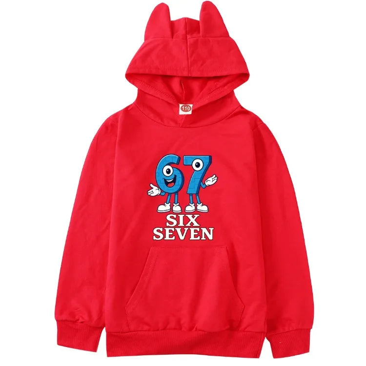 Kids Cat Ears Cartoon Hoodie