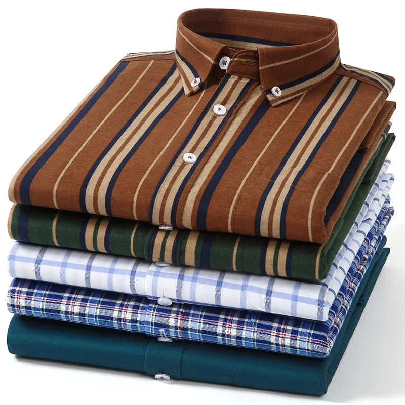 Pure Cotton Oxford Business Shirt