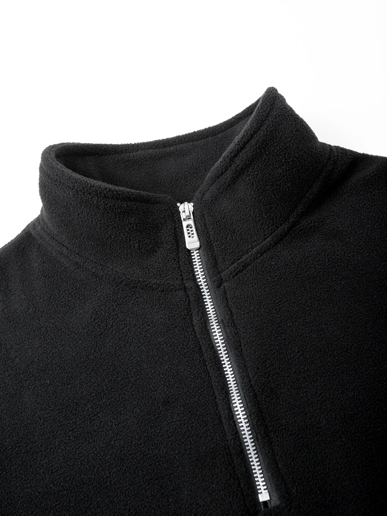 Modern Stand Collar Zip Pullover