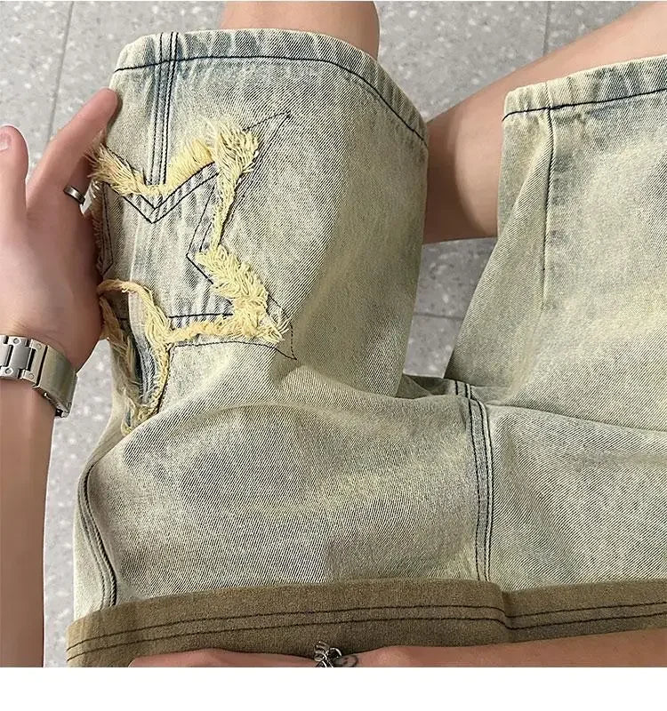 Retro High Street Denim Shorts