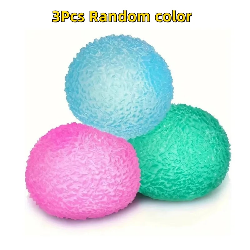 Multicolor Texture Ice Ball Squeeze