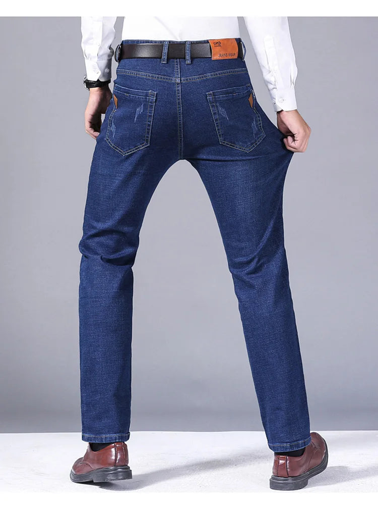 Smart Casual Straight Denim Jeans