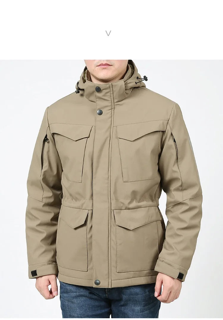Waterproof Hooded Tactical Field Jacket