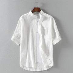 Cotton Linen Casual Summer Shirt