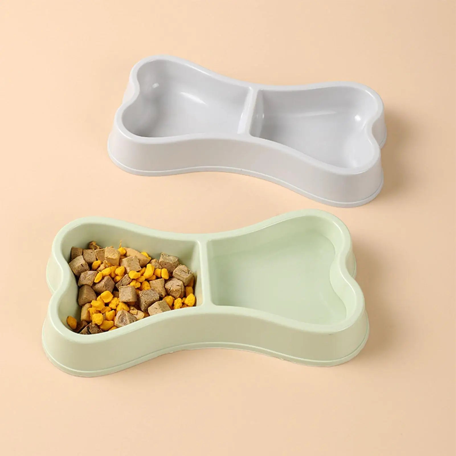 Bone Shaped 2-in-1 Feeding Set