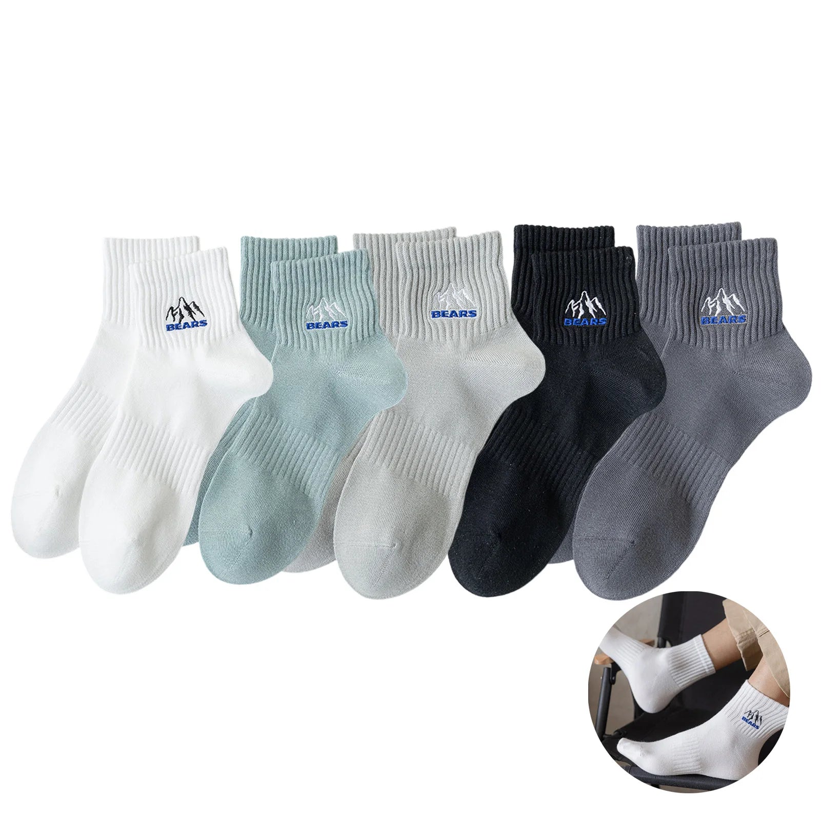 Cozy Non Slip Crew Socks