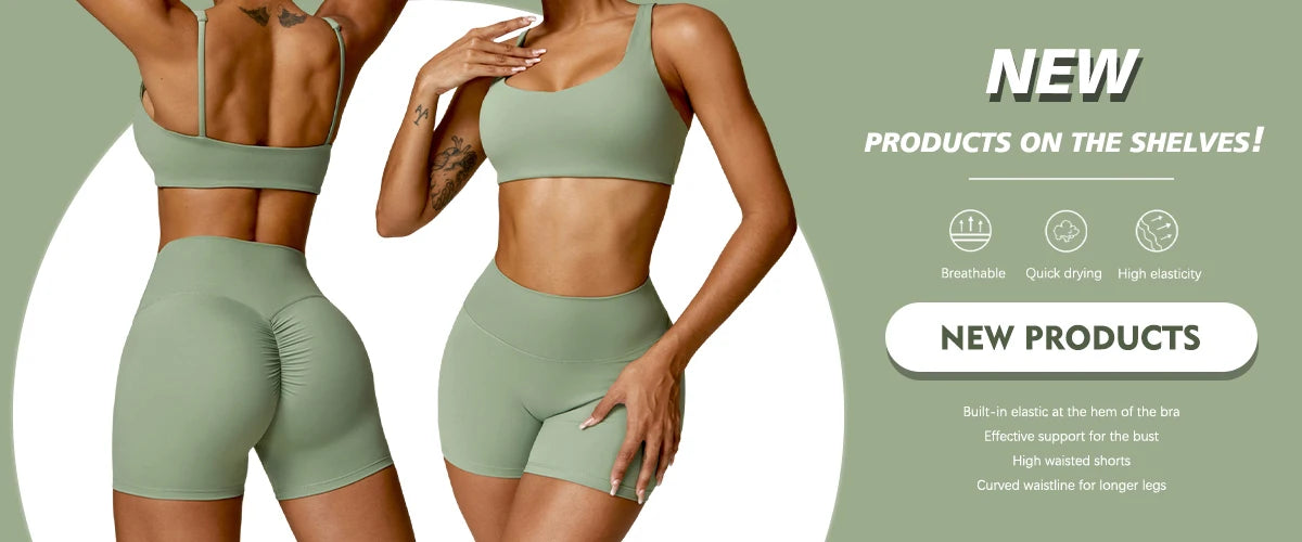 Summer 2PCS Yoga Suit Sports Set Women Quick-Dry Gym Set Women Tracksuit Running Workout Long Sleeve Sports Shirt Yoga Clothing