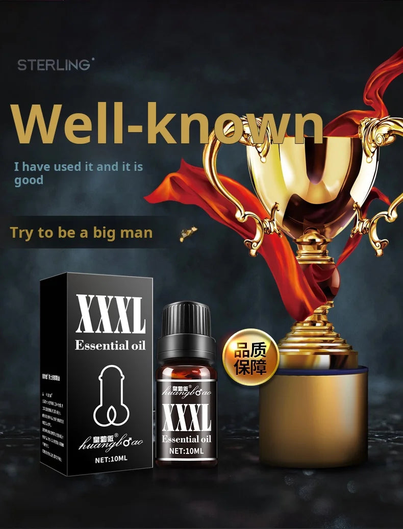 Men’s Massage Oil, Herbal Body Care Oil for Relaxation, Skin Nourishing Oil for Daily Use, Travel Size