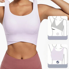 High Impact Sports Bras For Women High Support Padded Sports Bra Workout Fitness Crop Top For Women Racerback Bra For Yoga