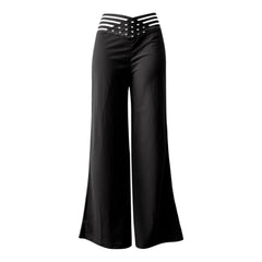 Elegant High Waist Flare Pants