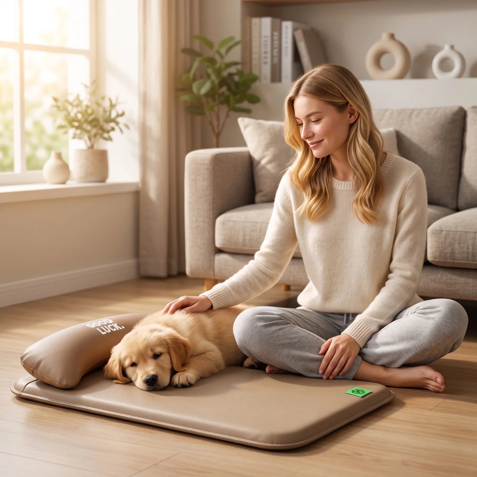 New Pet Bed with Pillow Removable and Washable Pet Mats All-Season Soft Cushion for Dogs and Cats Pet Supplies