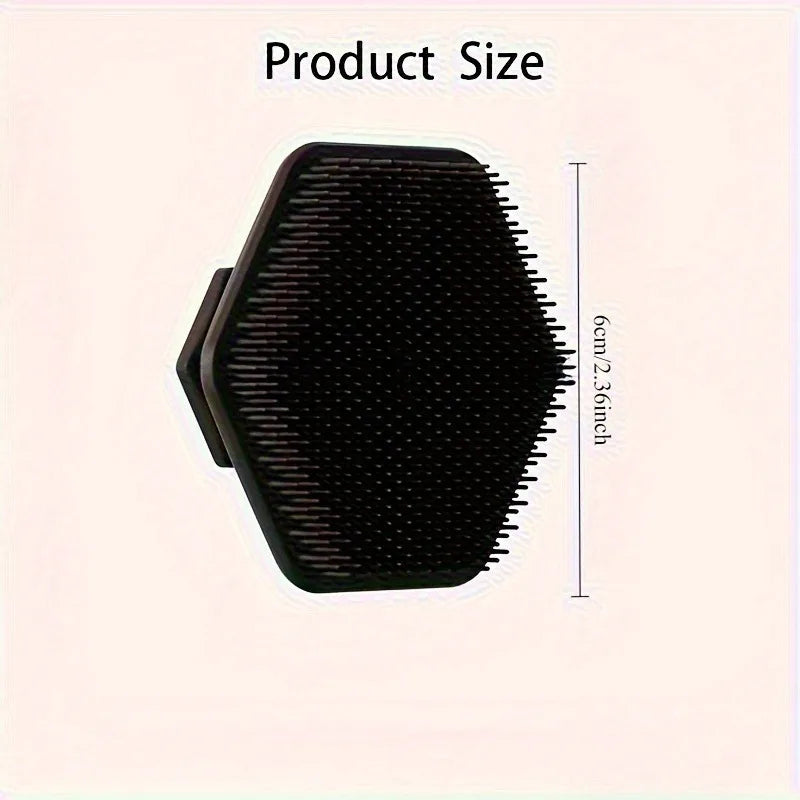 Men'S Beard Brush, Gentle To Remove Dead Skin, Soft Bristle Design Enhances Shaving Experience, Deep Cleaning And Care Tool