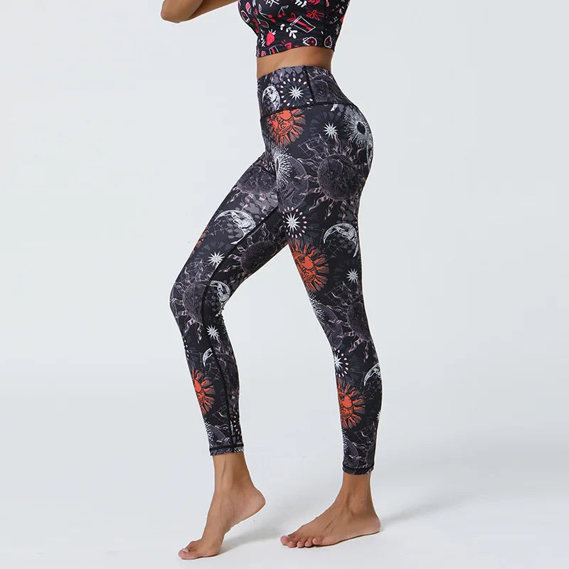 1PC Leggings Sport Women Fitness Seamless Print Yoga Pants Leggings for Fitness Running Sports Pants Fitness Slim Gym Leggings