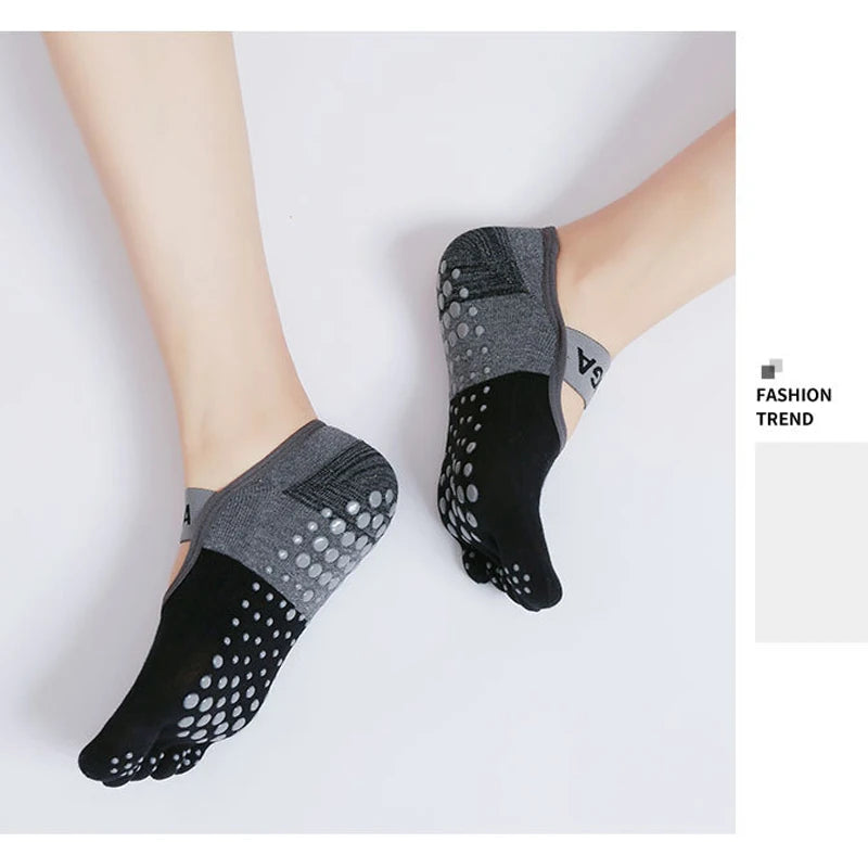Grip Toe Yoga Socks Set