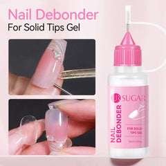 Nail Solid Gel Glue Remover & Debonder Fast Dissolve Liquid for Fake Tips Press On Nails, False Nails | Quick Manicure Tool