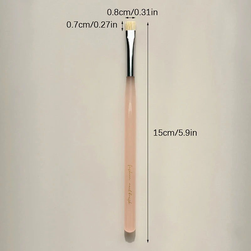 Nail Art Texture Brush French Tip Styling Nail Brush Light Therapy Brush Plastic Manicure Painting Tool Nail Art Polish Brush