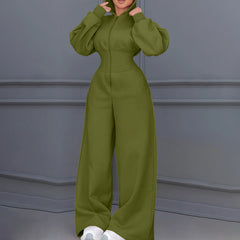 Casual Hooded Winter Jumpsuit