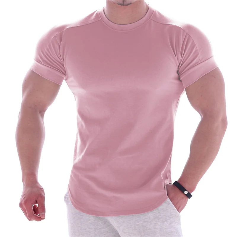Men's Running T-Shirts Quick Dry Compression Sport T-Shirts Fitness Gym Jogging Shirts, Soccer Shirts Men's Jersey Sportswear