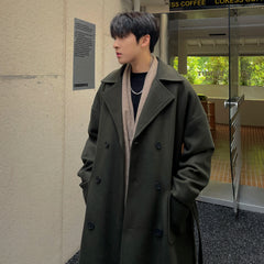 Winter Woolen Long Trench Coat