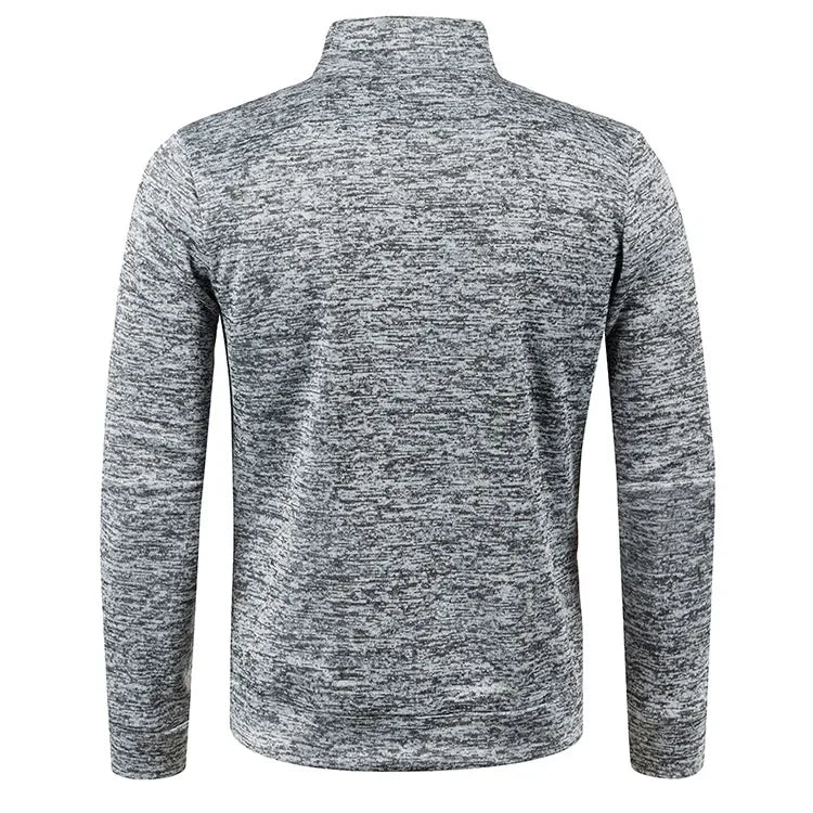 Men Sweatshirts Spring Autumn Pullover Half Zipper Pullover for Male Hoody Outdoor Sweatshit Solid Color Stand Collar