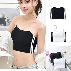 Beauty Back Ice Silk Bras Cloth Accessories For Women Vest Sexy Lingerie Cropped Brassieres Sports Bra