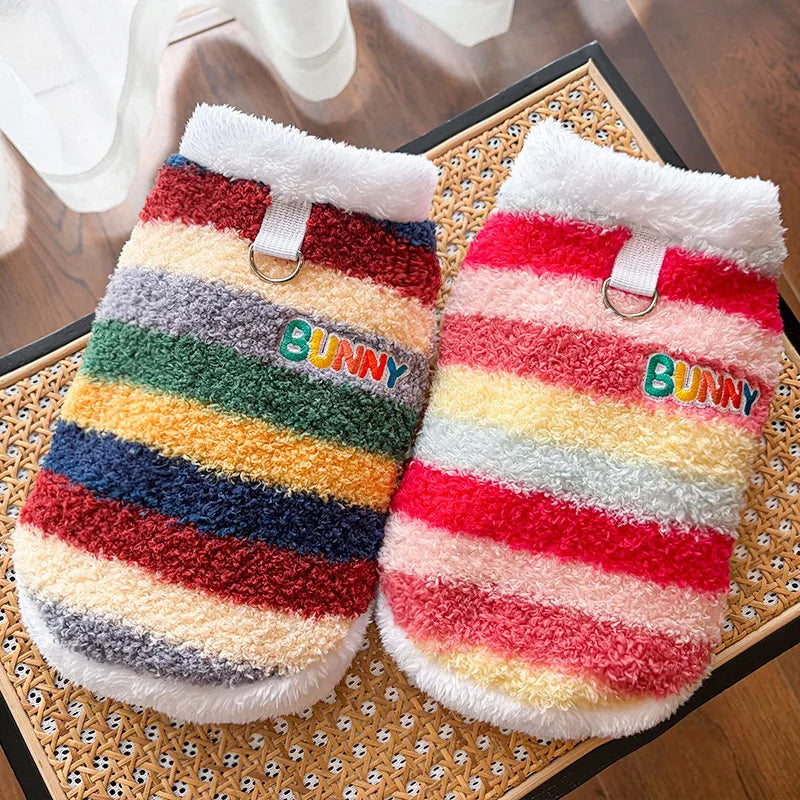 Pet Dog Clothes Soft Warm Fleece Dogs Jumpsuits Pet Clothing for Small Dogs Puppy Cats Clothes Chihuahua Yorkshire Costume Coat