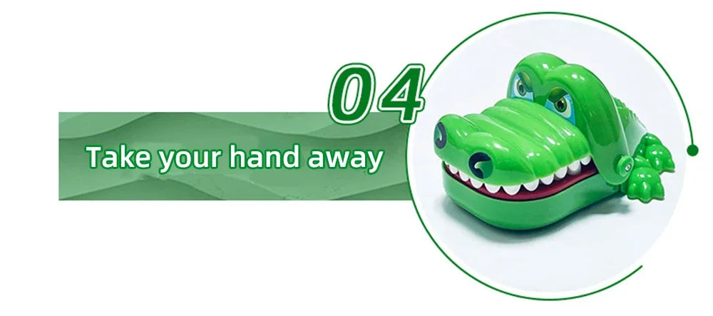 Crocodile Teeth Toys Alligator Biting Finger Dentist Classic Family Games Party Pranks Children's Lucky Game Decompression Toy