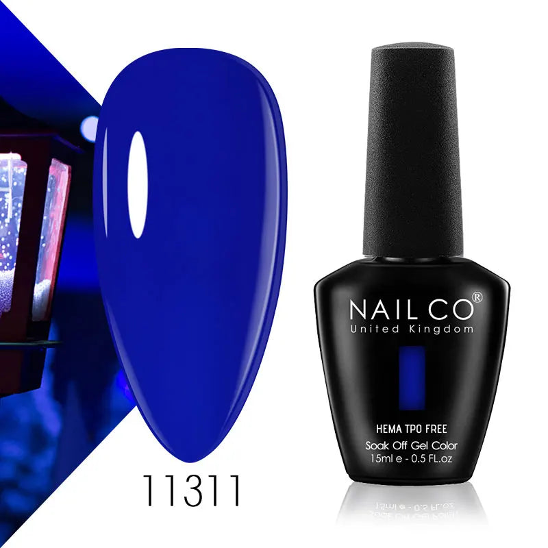 NAILCO 15ml Nail Gel Polish Semi Permanent UV Varnish Nails Art Gel Vernis Manicure TOP BASE Nails Products Supplies Equipment