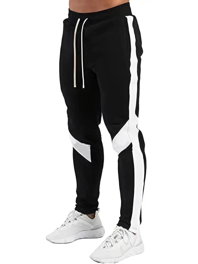 Mens Joggers Casual Pants Fitness Men Sportswear Tracksuit Bottoms Skinny Sweatpants Trousers Black Gyms Jogger Track Pants