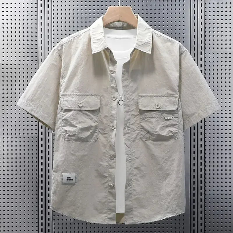 Loose Summer Casual Shirt Men
