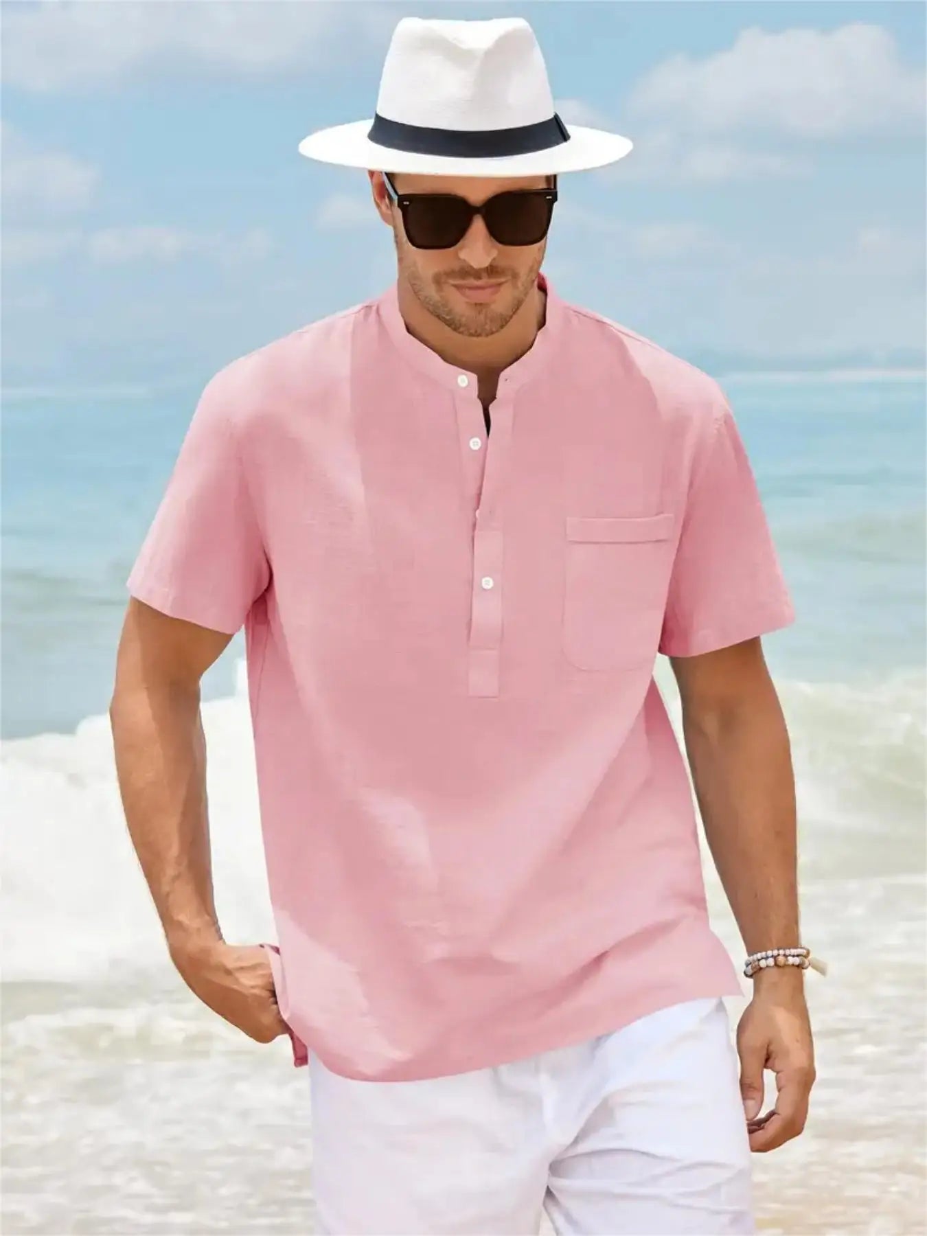 Linen Pocket Summer Shirt
