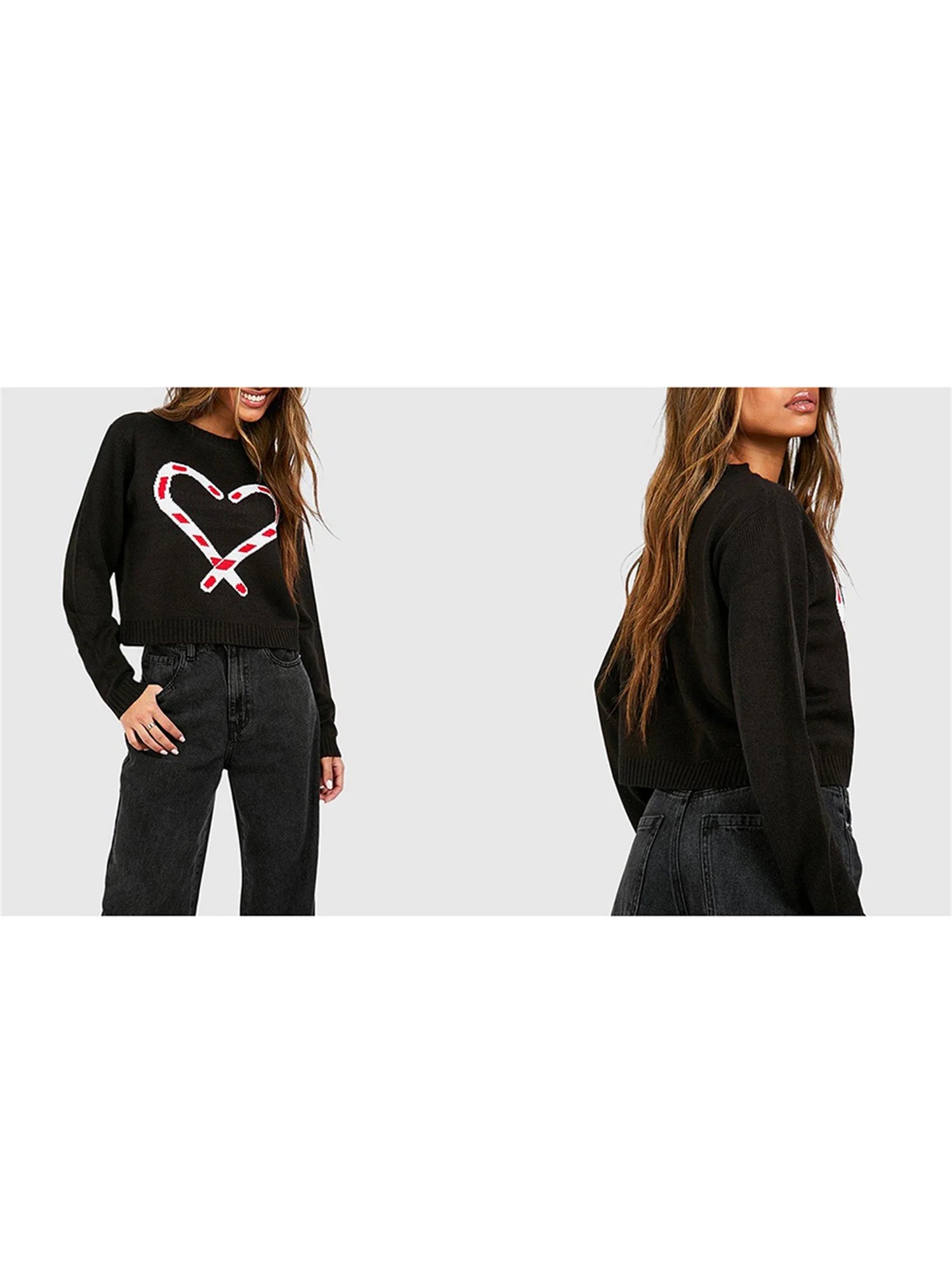 Snowflake Knit Christmas Pullover