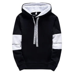 Printed Casual Hooded Pullover Sweatshirt