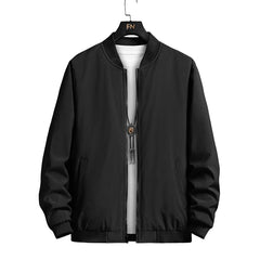 Slim Casual Zip Bomber Jacket