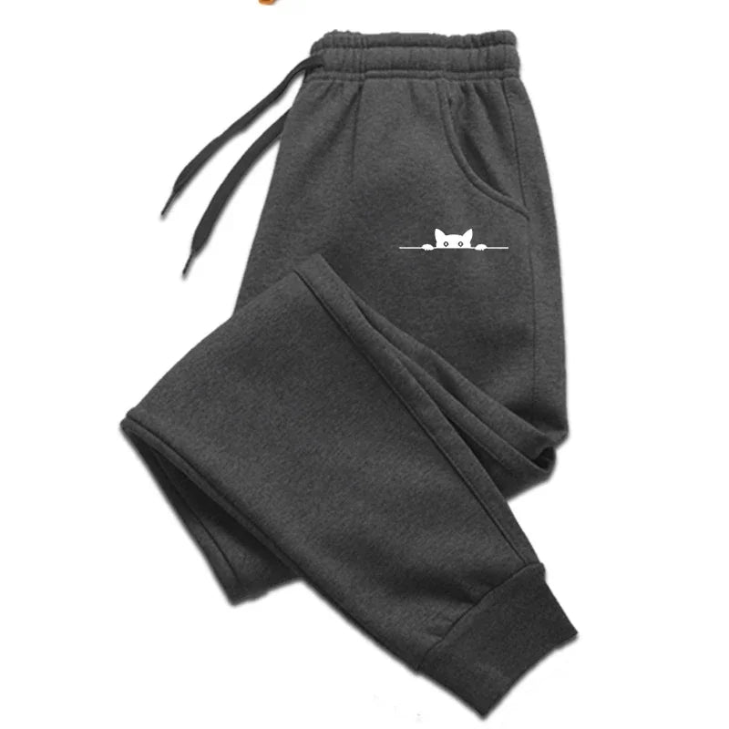 Versatile Soft Women's Baggy Joggers Fashion Comfortable Fitness Sweatpants Trousers