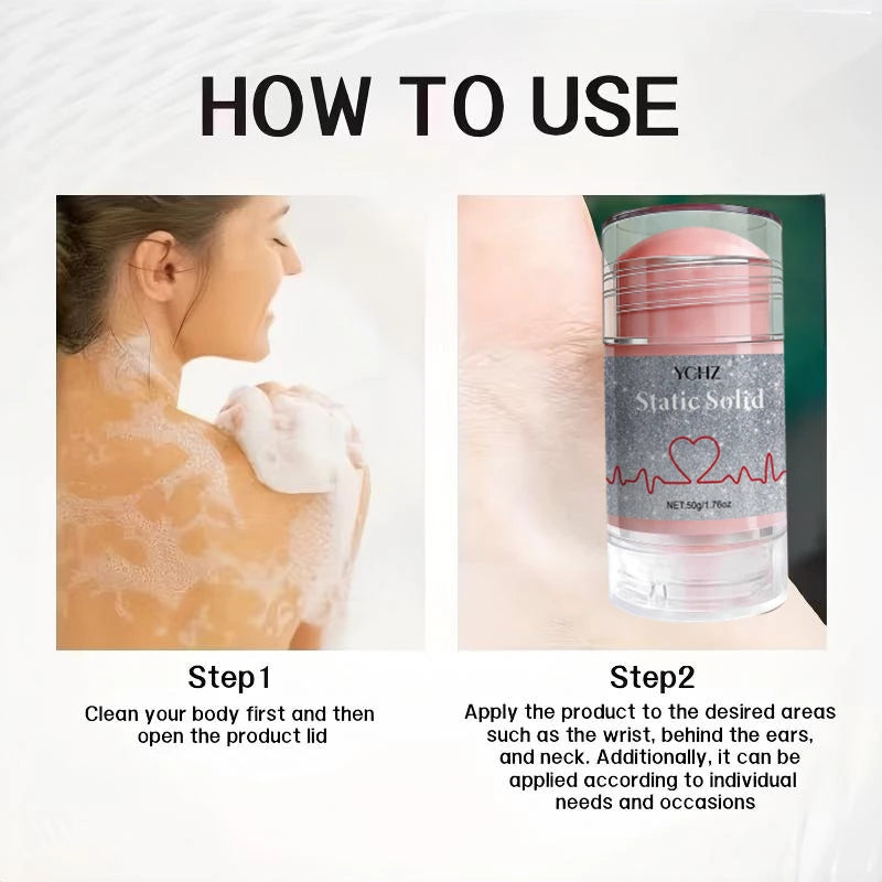 Love the Solid Perfume Stick, Suitable for Women and Men, Refreshing Solid Perfume, Perfect for Dates and Everyday Use, Ideal Gift, Exudes a Charming and Mysterious Scent, Long-Lasting Fragrance.