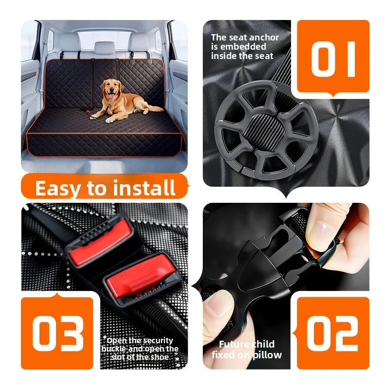 Pet Car Seat Isolation Mat Dog Travel Special Cushion Anti Dirty Waterproof Rear Back Seat Cover for Pets Car Accessories