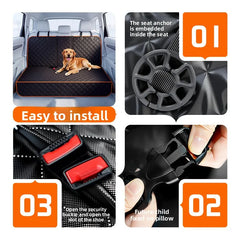 Pet Car Seat Isolation Mat Dog Travel Special Cushion Anti Dirty Waterproof Rear Back Seat Cover for Pets Car Accessories