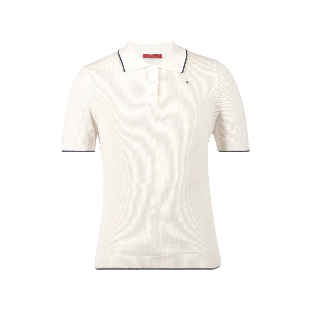 Cotton Embroidered Casual Polo Shirt