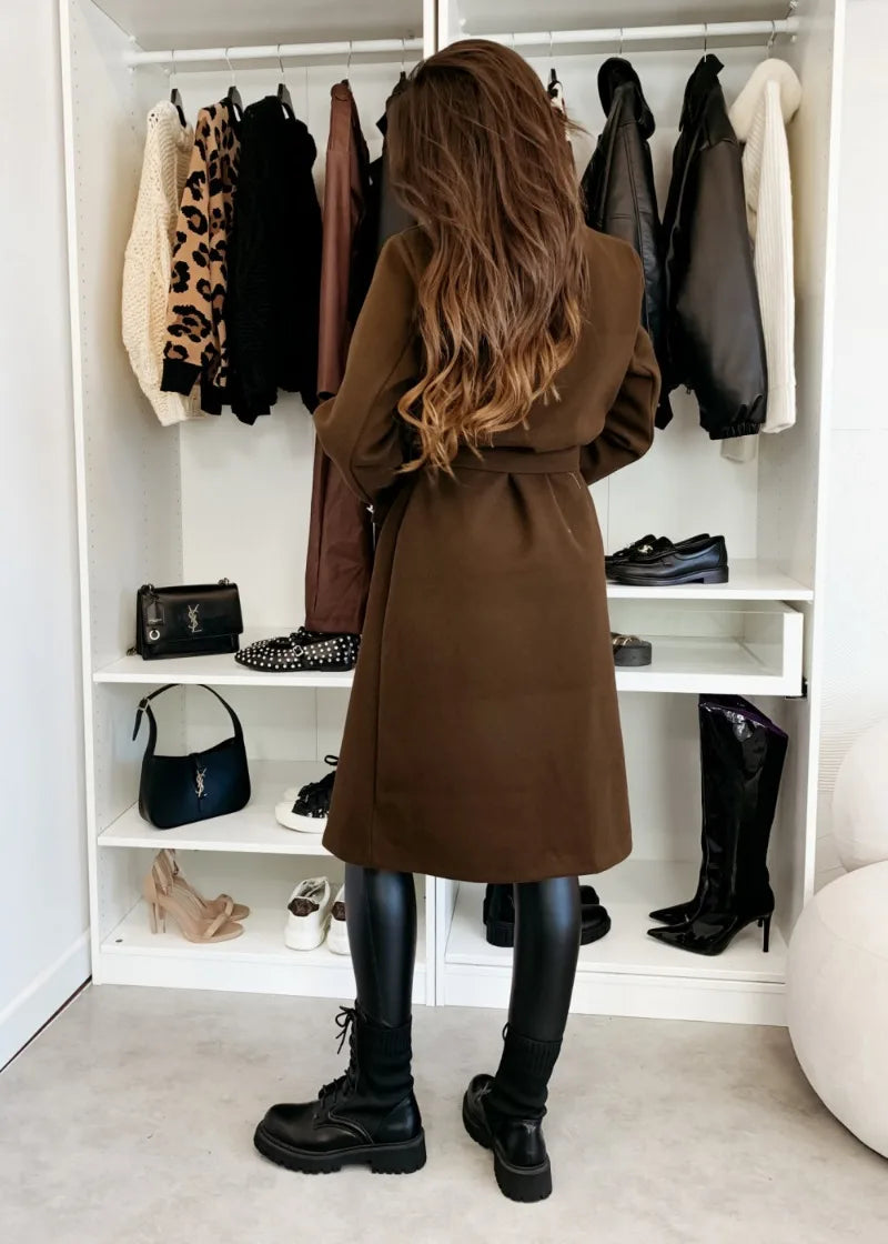 Vintage Double Breasted Wool Trench