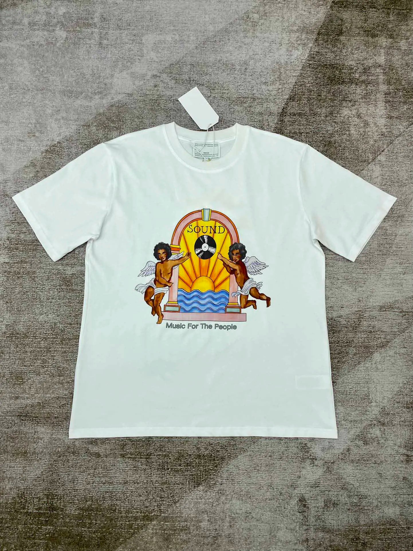 Oversized Fruit Logo Cotton Tee