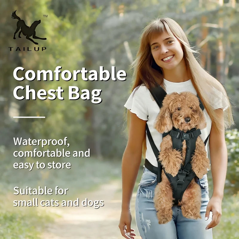 Pet Bag Outdoors Carrying Front-Hugging Large Dog Backpack Convenient Carrying Bag