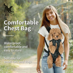 Pet Bag Outdoors Carrying Front-Hugging Large Dog Backpack Convenient Carrying Bag