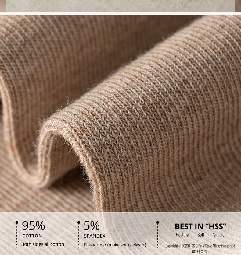 Combed Cotton Business Crew Socks