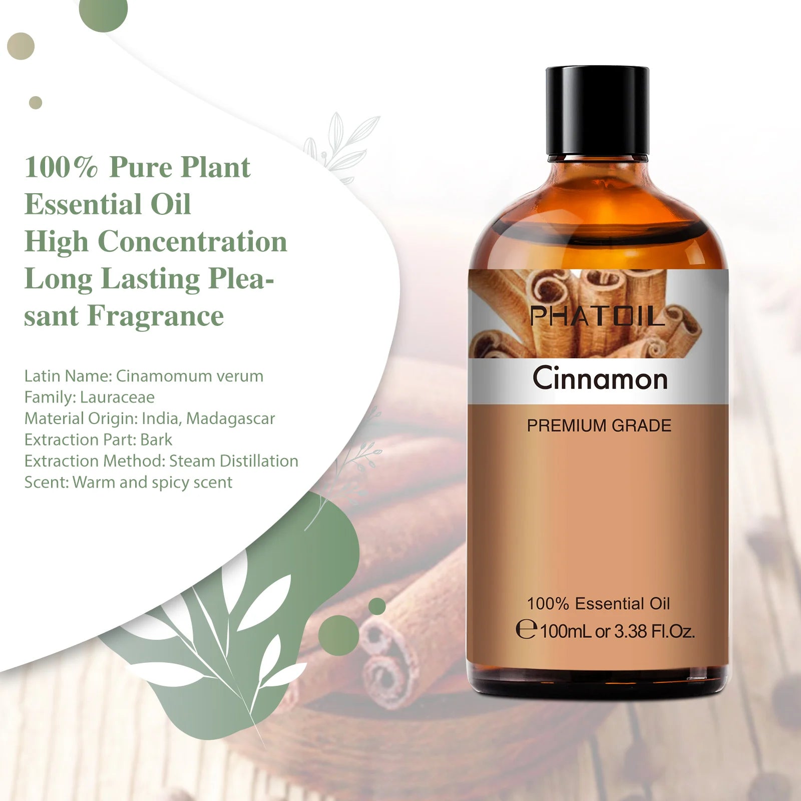 Pure Botanical Aromatherapy Essential Oil