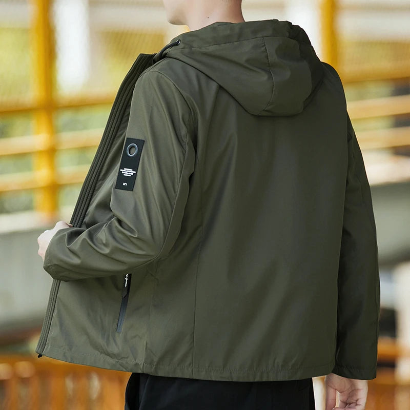 Waterproof Military Hooded Men Jacket