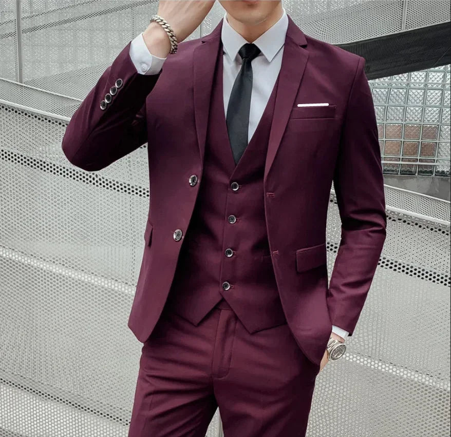 British Style Three Piece Suit